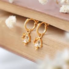 3 PETALS • HOOP EARRINGS