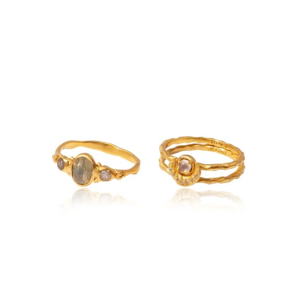MANIFEST YOUR DREAMS & SHINE STACK • RINGS - Image 2