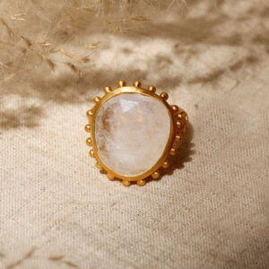 WISE WILD & FREE RING • MOONSTONE