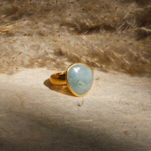 OM TAT SAT RING • AQUAMARINE